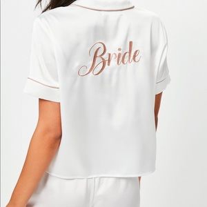 NWT Bride PJ set